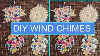 DIY Wind Chime made from Stained Glass & Mirror I For the New Year 2021 I Easy and Highly Satisfying