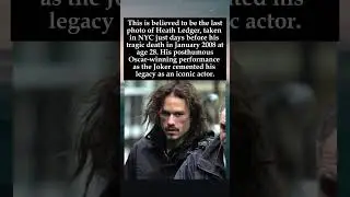 The Last Image: Remembering Heath Ledger in January 2008