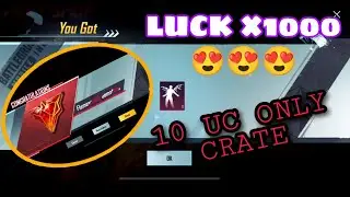 i Got Free Flame Devil Set ? 😍 10 UC Crate Opening 🌝
