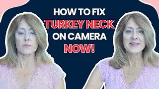 Turkey Neck on Camera || 5 tips I Wish I'd Known Sooner || How to get rid of neck wrinkles