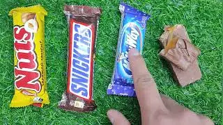 ASMR: Crunchy Chocolate Bars &mdash; Nuts, Snickers, Milky Way, Mars 🤤