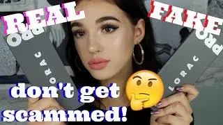 DON'T GET SCAMMED | REAL VS. FAKE LORAC PRO 2 PALETTE | FAKEUP SERIES | Jordan Byers
