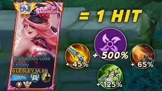 COMBO BUILD HARAM 1HIT IS REAL DAMAGE GAK ADA OBAT | MOBILE LEGENDS BANG BANG
