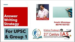 #AnswerWritingApproach #UPSC #APPSC #TSPSC #Group1 #KPIAS ACADEMY #IAS #IPS #IRS