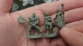 Reaper Bones 6 core set unboxing showcase and review