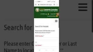 CA Inmate Locator