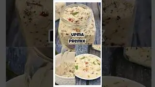వేడి నీళ్లు వేస్తే చాలు నిముషాలు ఉప్మా రెడీ 👉 Instant upma premix in telugu || Sooji upma recipe