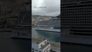 msc seaview arriving at port of Genoa, Italy #msccruises #cruiseship #genoacruiseportterminal