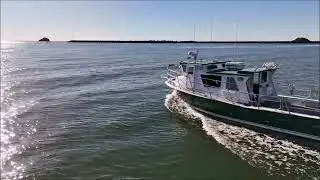 Heading out to sea