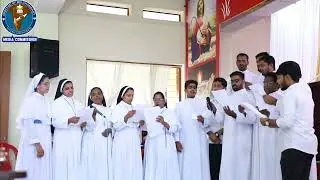 Felicitation song to Archbishop Mar Joseph Pamplany at Belthangady