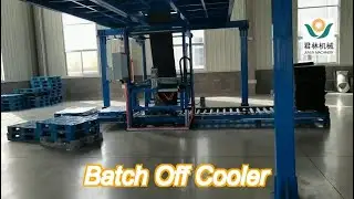 overhead type rubber sheet cooling machine for making tires / conveyor belts