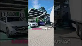TIR blokuje stację ładowania&hellip; 😬#ev #samoch&oacute;delektryczny #danielgrzyb #stacjaładowania