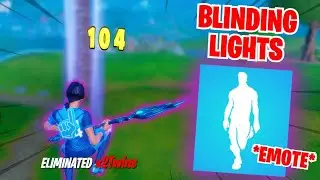 Blinding Lights 💡 Fortnite montage (The Weekend) *BLINDING LIGHTS EMOTE*