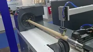Fully automatic paper tube precision cutting machine#machine #paper #factoryproducts