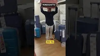 Luggage Bags 350/- Rs 🔥| Luggage Bags Wholesale Market | Trolley Bags | Trolley Bag Market in Mumbai
