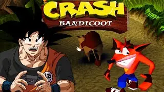 Goku Plays Crash Bandicoot | WOAH!