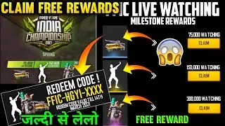 FFIC Grand Final Redeem Code || 21 March FFIC REWARD FULL DETAILS  Free Fire New Event ||