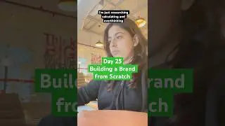 Day 25 Building a Brand from Scratch | Figuring Out Pricing #plenobranding  #shestarts