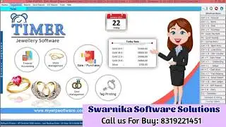 TIMER Jewelry Shop Management Software
