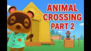 NEW HOUSE AND BLATHERS/ Animal Crossing 2