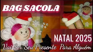 MELHOR PRESENTE NESSE NATAL-2025 bag sacola, &oacute;tima ideia ostur#@inspcat #criatividade #passoapasso