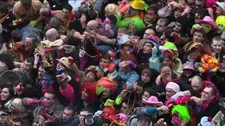 Fiebre del carnaval en la ciudad francesa de Dunkerque