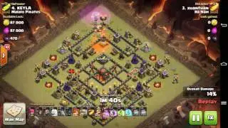 Clash of clans TH10 war strategy -Valkyries ft Bow