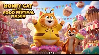 Honey Cat and the Food Festival Fiasco | Funny 3D Pixar Animation