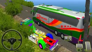 🔴 Small Cargo Truck on Extreme Uphill Road | Bus Simulator Indonesia