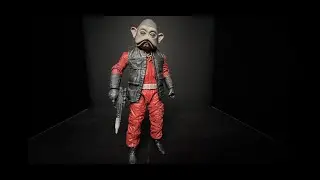 CUSTOM Star Wars Black Series Nien Nunb ( KITBASH : Rose Tico + Kuiil) - Craft3D Creations : EP.29