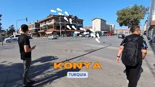 🇹🇷 Walking Tour pela Rua Mevlana em Konya 🕌✨ História e Cultura Turca!