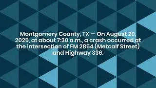Kyle McGrew, 1 Injured in Car Accident in Conroe, TX