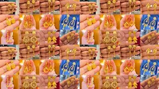 Latest gold Earrings Sui Dhaaga Designs 2026|| bridal gold earrings and partywear   Earrings design 