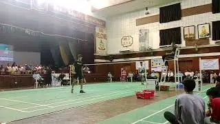 Final game badminton in Kathmandu APF club