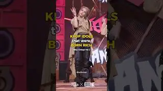 KPOP IDOLS that were BORN RICH #kpop #straykids #skz #nct #zerobaseone #bts #enhypen #got7