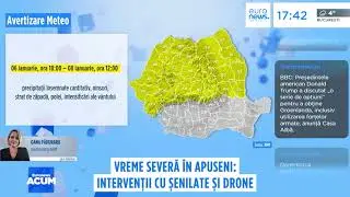 Vreme severă în Apuseni: intervenții cu șenilate și drone