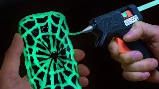 DIY Glow in the Dark Phone Case - Halloween