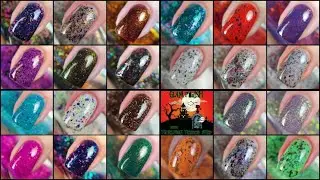 Glam Polish LE Halloween Horror Shop 2020 | Живые образцы