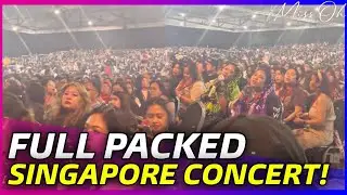 SINGAPORE CONCERTGOERS DO KARAOKE while waiting for SB19 CONCERT to start!