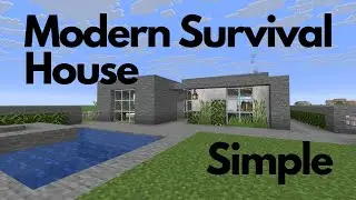 Minecraft Modern Survival House Build