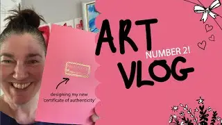 VLOG No. 2 | Easter Hat Prep, Angel Wings Painting and Celebrating an Art Sale!