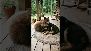Adorable baby bear and puppy, Sweet time 🐻🐶 #puppy #youtube #dog #shorts #shortvideo #youtubeshorts