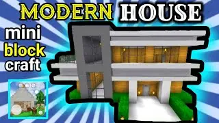 TUTORIAL MODERN HOUSE DI MINI BLOCK CRAFT