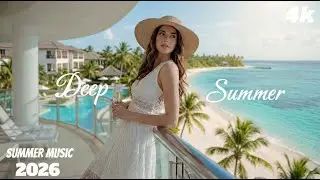 Chill & Dance 🌴 Summer Deep House Remix 2026 | Tropical Chill Dance Mix | Deep House 4K UHD