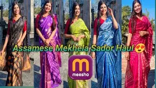 Assamese Mekhela sador haul😍 Meesho haul video😱 #yt #meesho #haul #mekhela_sador #viral #assam 