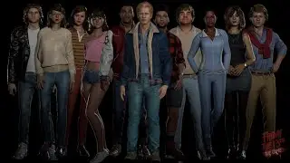 Friday the 13th The Game Camp Counselor Playthrough (All Counselors + Tommy Jarvis)