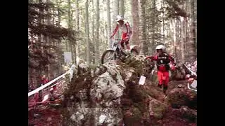 Douguie & Martin Lampkin  &agrave; Moutier Trial Worldchampionship 2004