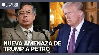 Tensi&oacute;n entre Colombia y EEUU: Trump dice que Petro no podr&aacute; gobernar 