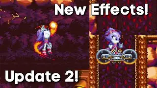 Summon Fire Shield - Blaze Custom Moveset - Update 2 - Sonic Mania Mods
