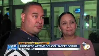 Hundreds attend school safety forum